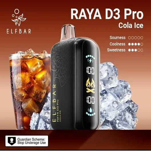 Elf Bar Raya D3 Pro 30K – Cola Ice - Vape Shop Delhi