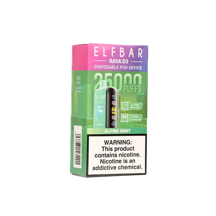 Elf Bar Raya D3 – Alpine Mint – 25000 - Vape Shop Delhi