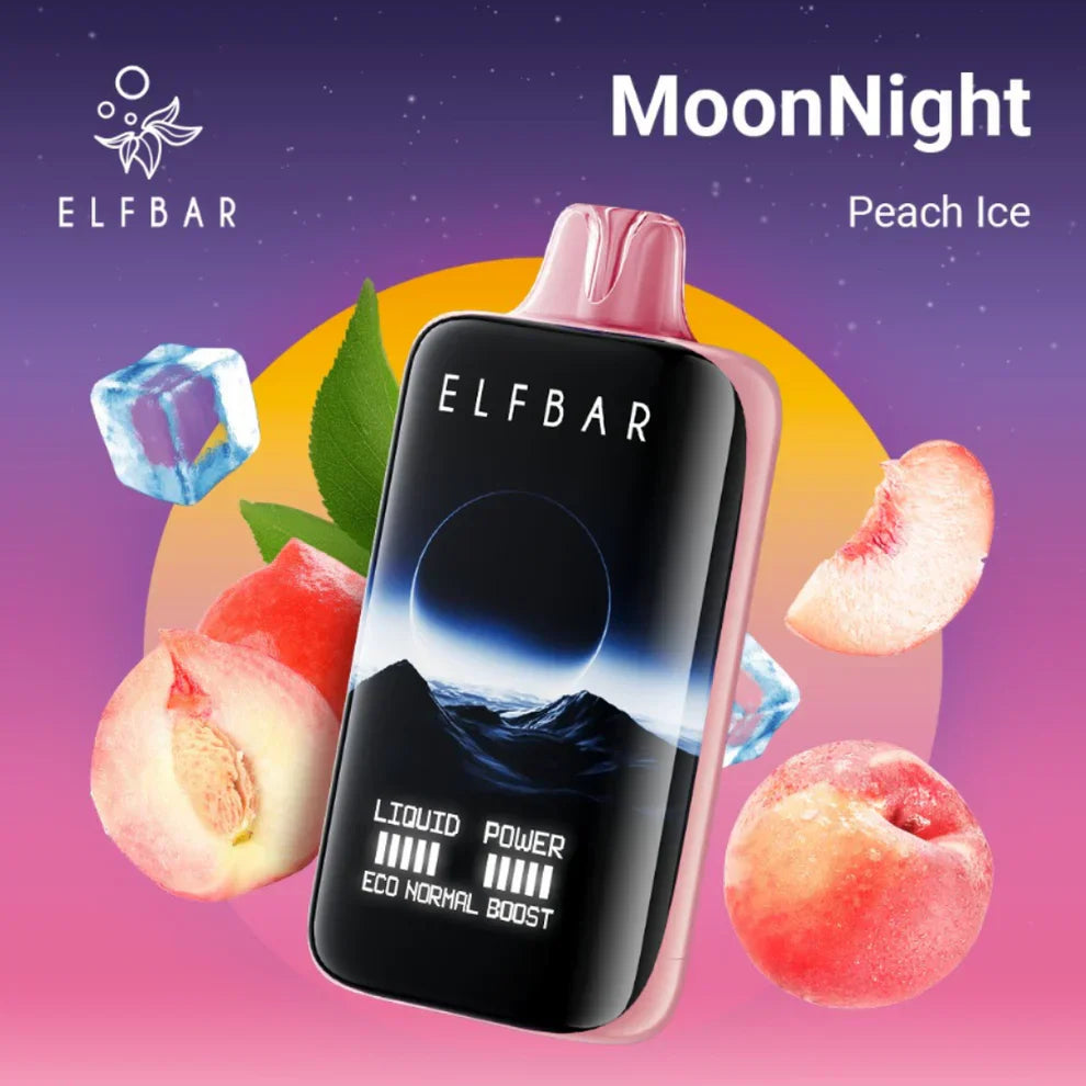 Elf Bar Moon Night 40K – Peach Ice - Vape Shop Delhi