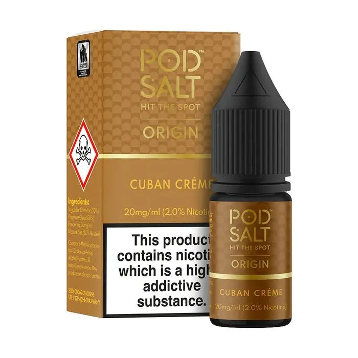 POD SALT CUBAN CREME – Nicotine Salt - Vape Shop Delhi