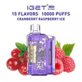 IGET FLARE B10000 – Cranberry Raspberry ice - Vape Shop Delhi