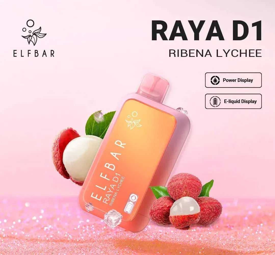ELF BAR RAYA D1 – Ribena Lychee - Vape Shop Delhi