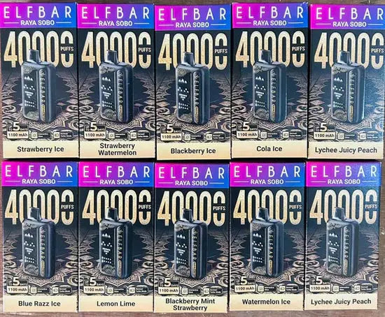 Elf Bar Raya Sobo 40k puffs - Vape Shop delhi