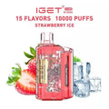 IGET FLARE B10000 – Strawberry ice - Vape Shop Delhi