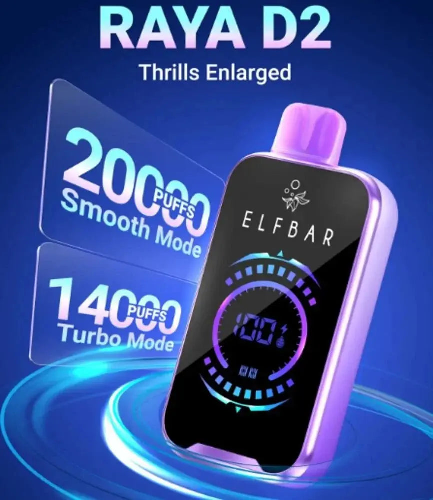 Elf bar Raya d2 20000 Puffs - Vape Shop delhi