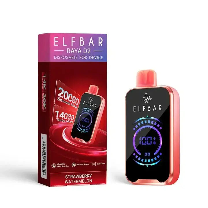Elf Bar Raya D2 with Dynamic Screen – 20,000 Puffs - Vape Shop delhi