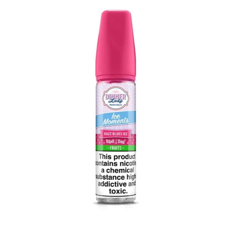 Razz Blues - Dinner Lady Ice Moments | 60ML Vape Juice | 3MG, 6MG - Vape Shop delhi