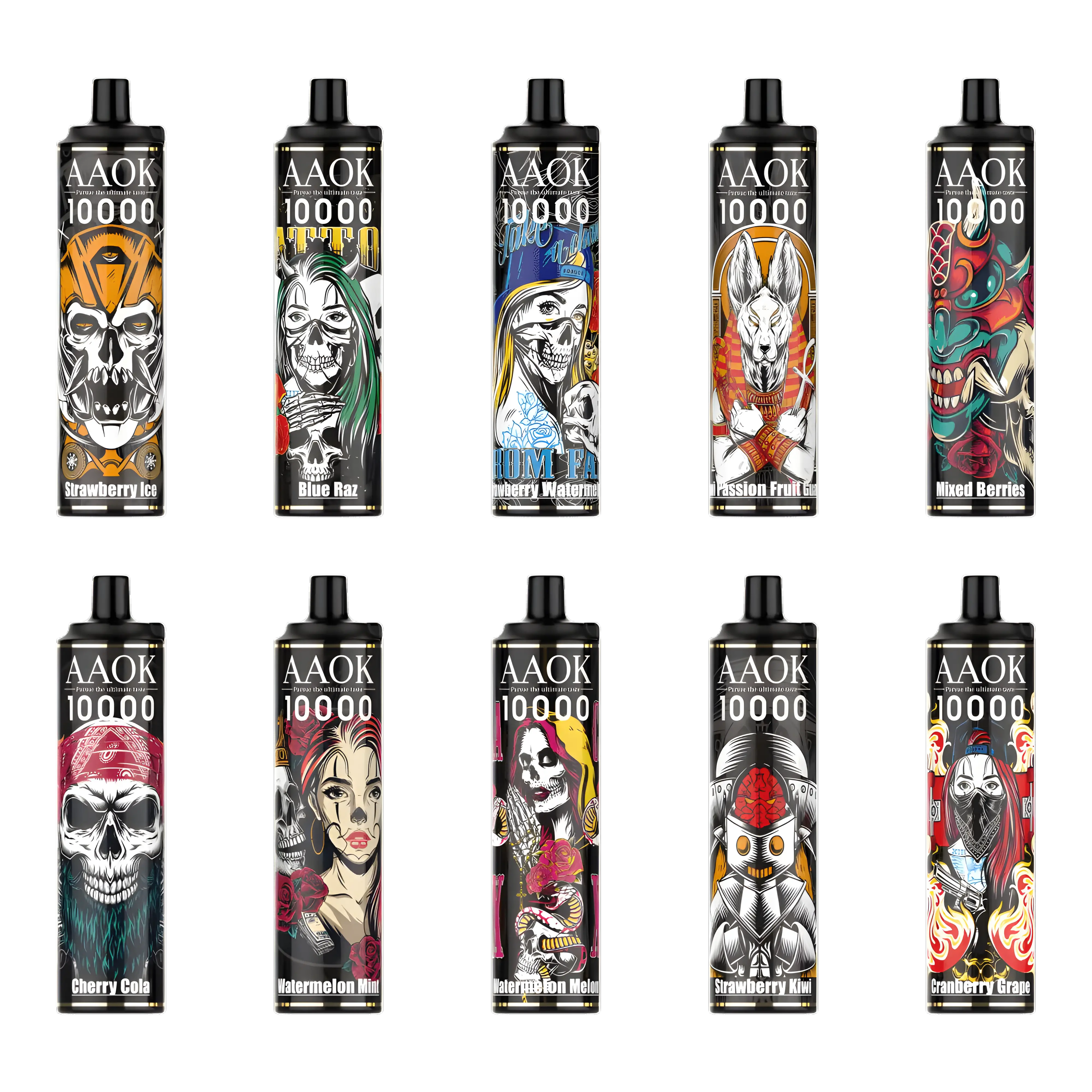 AAOK 11000 Puffs Rechargeable Disposable India -  Vape Shop Delhi