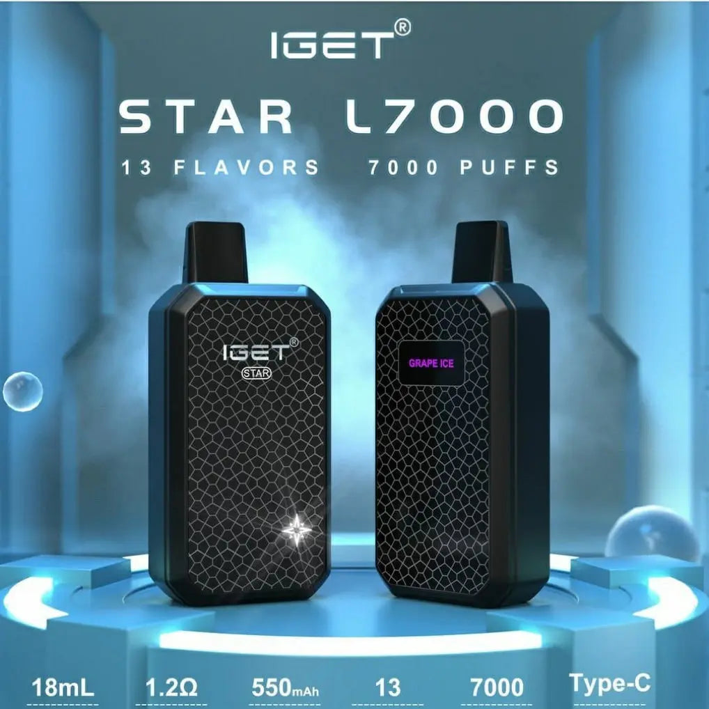 IGET STAR L7000 Disposable Vape India | 7000 Puffs -  Vape Shop Delhi