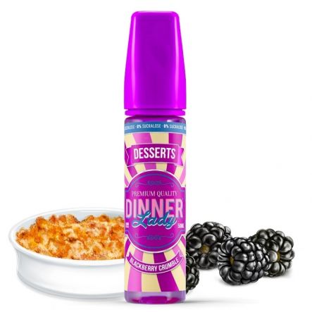 Blackberry Crumble - Dinner Lady | 60ML Vape Juice | 3MG, 6MG - Vape Shop India