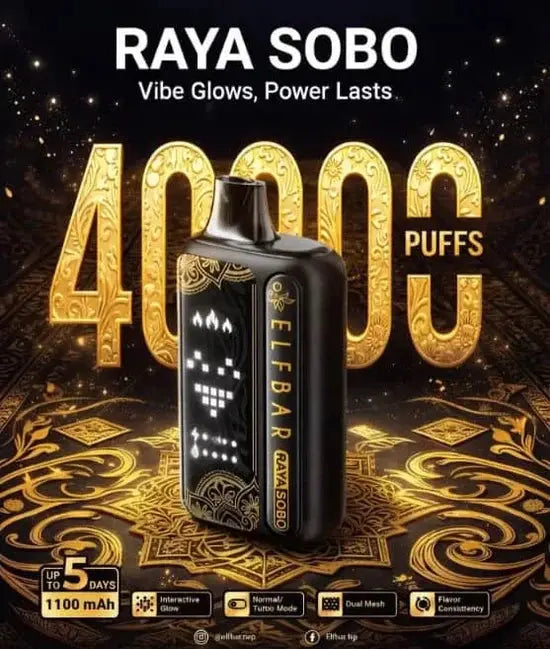 Elf Bar Raya Sobo 40k puffs - Vape Shop delhi